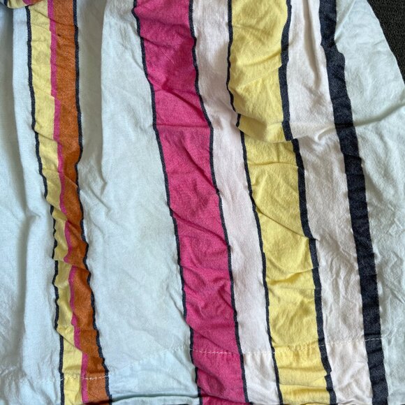 j crew women's vertical striped top size M - Picture 3 of 3